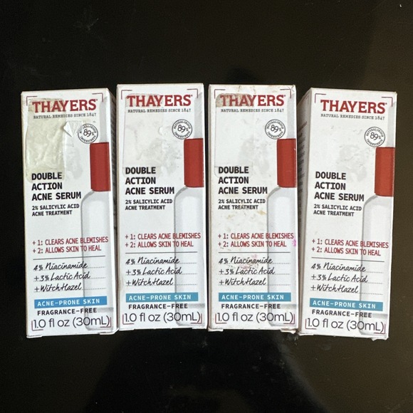 Thayers Other - LOT OF 4 THAYERS Double Action Acne Serum Salicylic Acid EXP: 9/25 & 10/25 NEW